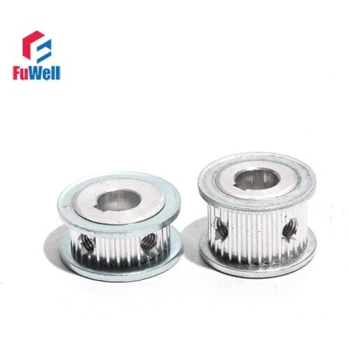 S2M-36T Timing Belt Pulley S2M 36Teeth Toothed Gear Pulley with Keyway 8/10/12mm Bore 7mm/11mm Belt Width Transmission Pulley