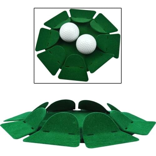 Golf Putting Cup Indoor Golf Practice All-Direction Putting Hole Durable Metal Surface Flocking for Home Office