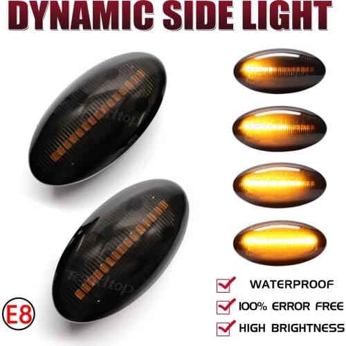 LED Blinker Dynamic Flowing Turn Signal Light Side Marker Lamp Indicator Bulb Car Assessories For Suzuki Swift Jimmy Vitara SX4