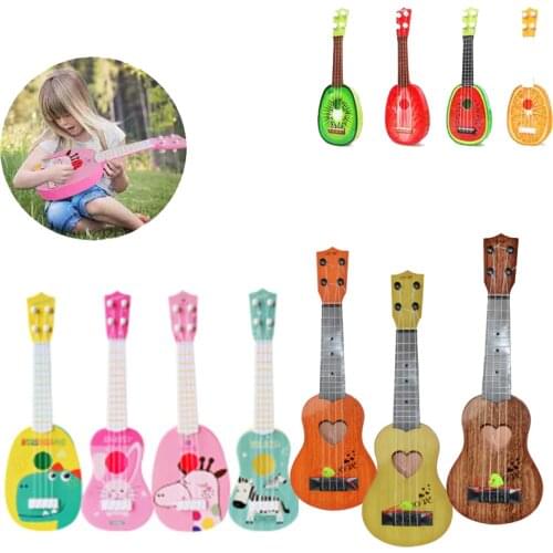 Funny Ukulele Musical Instrument Kids Guitar Montessori Toys for Children School Play Game Education Christmas Birthday Gift