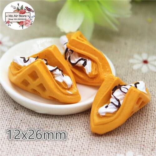 Layer cake 10PCS 12x26mm Resin Flatback Cabochon Miniature Food Art Supply Decoration Charm Craft