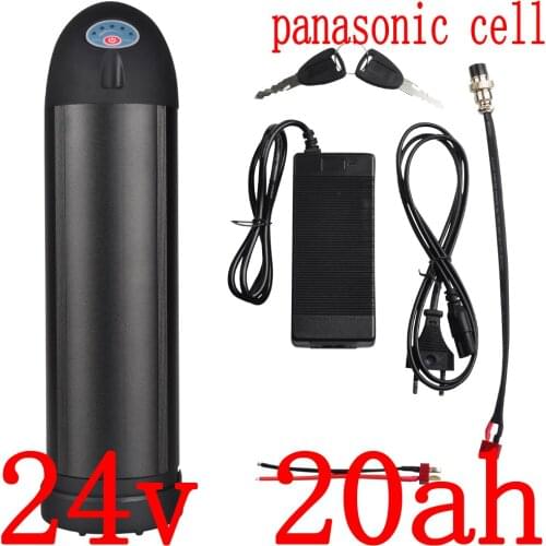 24V 500W 700W Lithium Battery 24V 20AH Electric Bicycle Battery 24V 15Ah 17Ah 20Ah Electric Bicycle Battery use panasonic cell