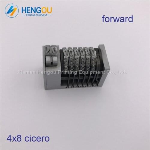 6 Digits Numbering Machine Forward for Letterpress, Windmill, 4x8 Cicero full steel