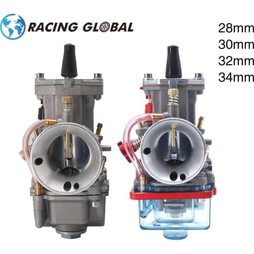 ALCON-PWK Carburetor Universal 28 30 32 34mm For Keihin Koso OKO 2T 4T Engine Motorcycle Scooter UTV ATV Blue Carburetor
