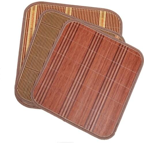 Bamboo Mat Cushion Boss Chair Office Chair Summer Cooling Mat Internet Cafe Bamboo Cushion Computer Dual-use Chair Cushion Pad