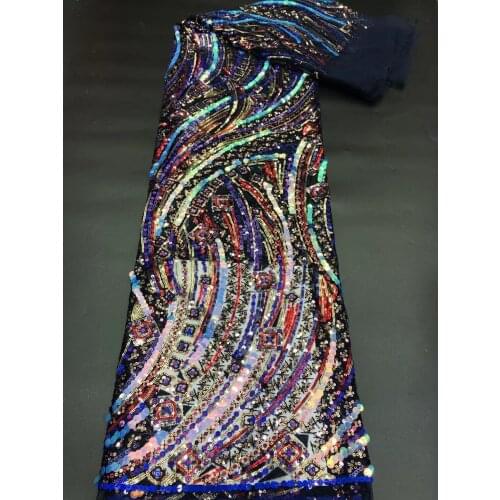 French Sequins African Tulle Mesh sequins Lace Fabric SYJ-588688 High Quality Nigerian Net Lace Fabrics For Women Party Wedding