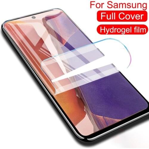 Hydrogel Film For Samsung Galaxy S21 S10 S20 S9 S8 Plus S7 Edge Screen Protector For Samsung Galaxy Note 20 8 9 10 S20 FE Film