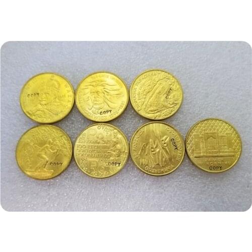 1998 Polish nordic 2 ZL coins COPY