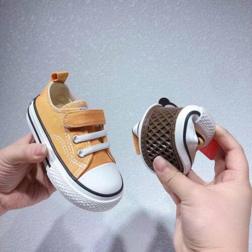 Baby Shoes Children Canvas Shoes Soft-soled Boys Shoes Baby Girls Sports Toddler Shoes Casual Shoes Kids Sneakers Size 18-30 A28