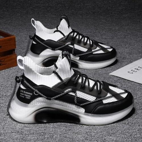 Men Socks Shoes Fashion Casual Male Sneakers Breathable Mesh Running Footwear Comfortable Jogging Zapatos Non-Slip Chaussures