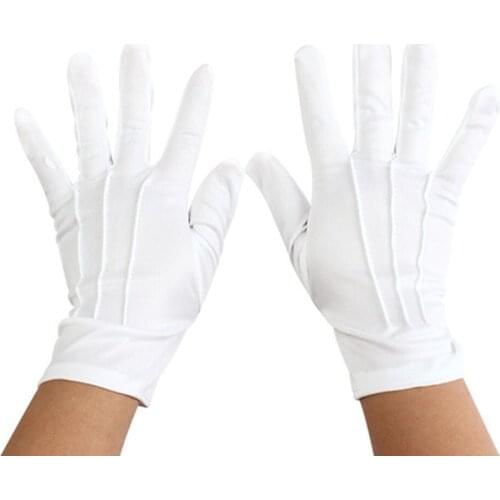 2020 New White cotton gloves wash your hands and protect against proof Male Cotton Sleeveless Round neck