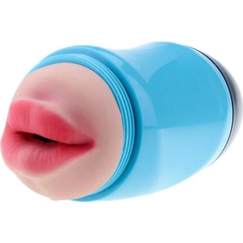 Soft TPE Oral Vaginal Vibrator Portable Double Real Vagina Hole Pussy Male Masturbator Sex Masturbation Cup Sex Toys For Men