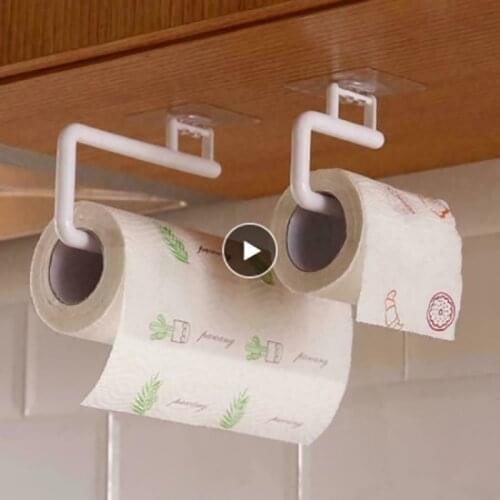 Towel Hanger Rack Anti-drop Barb Modern Toilet Holder Cabinet Rag Paper Roll Holder Kitchen Bathroom Annexes Hanging Rack Hook