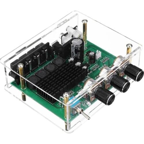 TPA3116D2 80W+80W Stereo 2.0 Amplifier Board TPA3116 RCA Digital Subwoofer Speaker Preamplifier Tone Control 85DD