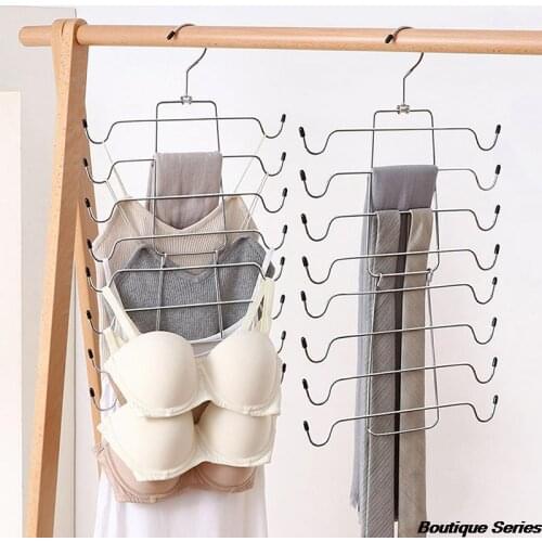 Multi-layer Hanger Metal Lingerie Hanger Lingerie Bra Hanger Family Daily Household Products