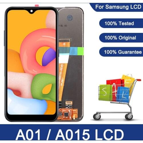 5.7" Original LCD For Samsung Galaxy A01 A015 LCD Display Touch Screen Digitizer For Samsung A01 A015F A015G A015DS Replacement