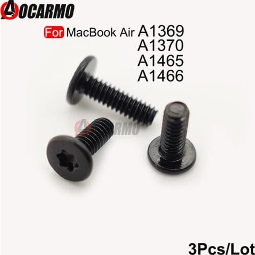 1Set Screws For MacBook Air A1369 A1370 A1465 A1466 Shaft Left Right Hinge Screw Replacement Parts