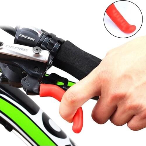 1 Pair Gel Silicone Bicycle Brake Lever Grips Anti-slip MTB Road Fixed Gear Bike Brake Handle Rubber Protector Cycling Parts