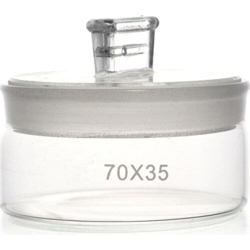 2pcs 50x30mm Glass Weighing Bottle In Low Form Glass Weighing Specific Gravity Bottle