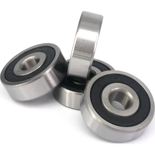 4pcs 6300-2RS 10x35x11mm ABEC1 Thin-wall Shielded Deep Groove Ball Bearing