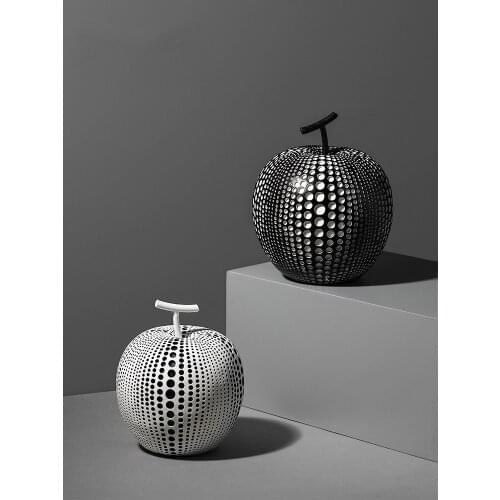 Home Decoration Accessories for living room Apple Statue Abstract Owl Sculptures for Decoration Figurines Desktop Furnishings