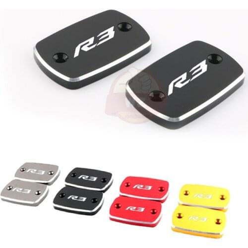 For yamaha YZFR3 YZF-R3 YZF R3 2015 2016 2017 2018 2019 motorcycle CNC aluminum front brake fluid reservoir cover cap