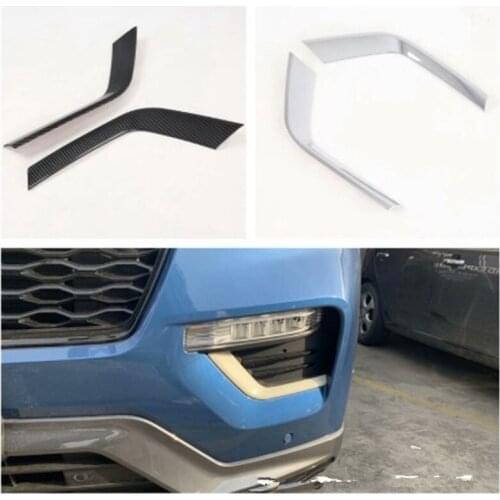 Car Front Foglight Eyelid Trim Cover Styling Chrome ABS Sticker Fit for Ford Explorer 2015-2020