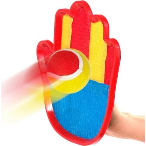 1 Set Baseball Training Kids Toy Sucker Toys 2pcs Magic Sticking Palm for 2 Plays Outdoor Games Hand Target Pitching Ball Game