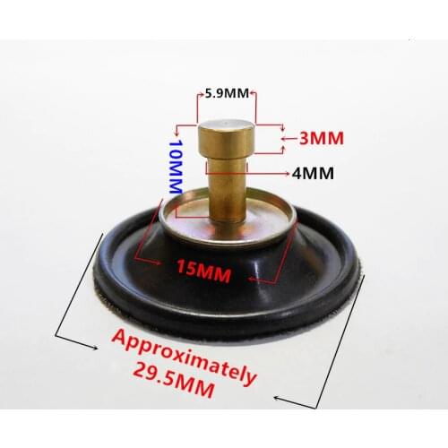 PD24J carburetor GY6-125 ~ 150CC small diaphragm shutoff valve (Coarse-axis) is suitable for four-stroke scooters