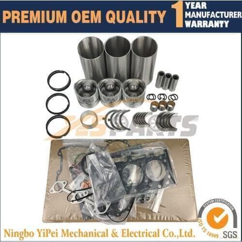 3TNE66 3TNE66-N1C Overhaul rebuild kit For Yanmar engine piston liner gasket set