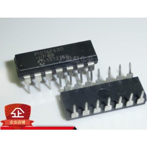 MeiXinYuan 5PCS PIC16F630-I/P DIP14 PIC16F630-I DIP PIC16F630 DIP-14 16F630 new and original IC