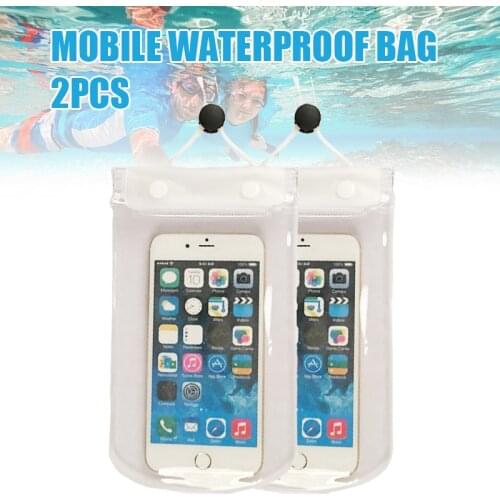 Mobile Phone Waterproof Bag Double-Layer Thick Barrier-Free Transparent Waterproof Mobile Phone Case jlrr