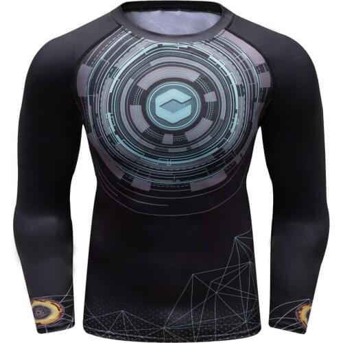 Mens Running T-Shirts Quick Dry Compression Sport T-Shirts Fitness Gym Running Shirts Soccer Shirts Mens Jersey Sportswear