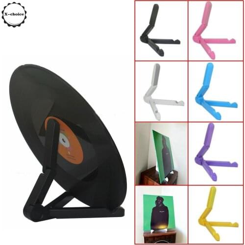 Skidproof Foldable Desgin Turntable Holder for Record Display / LP Record Vinyl Turntable Stand