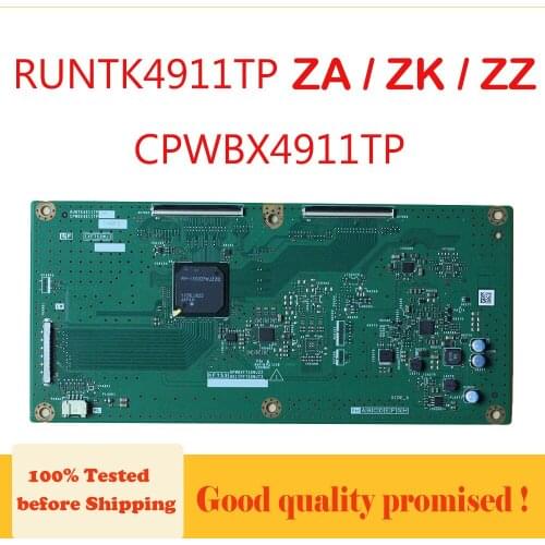 T CON Board RUNTK4911TP ZA ZK ZZ CPWBX 4911TP Logic Board RUNTK CPWBX QPWBXF759WJZZ QKITPF759WJTX T-Rev Original Tcon TV Parts