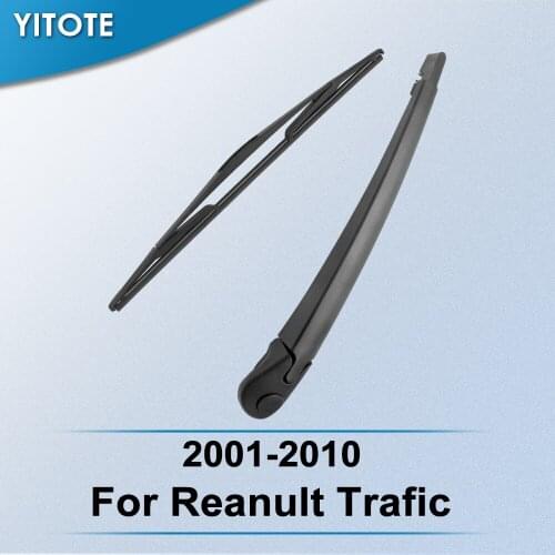YITOTE Rear Wiper & Arm for Reanult Trafic 2001 2002 2003 2004 2005 2006 2007 2008 2009 2010
