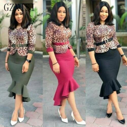 Gzxisi Winter dress women sashes half office party dress leopard asymmetrical long dress ladies vestidos verano 2018