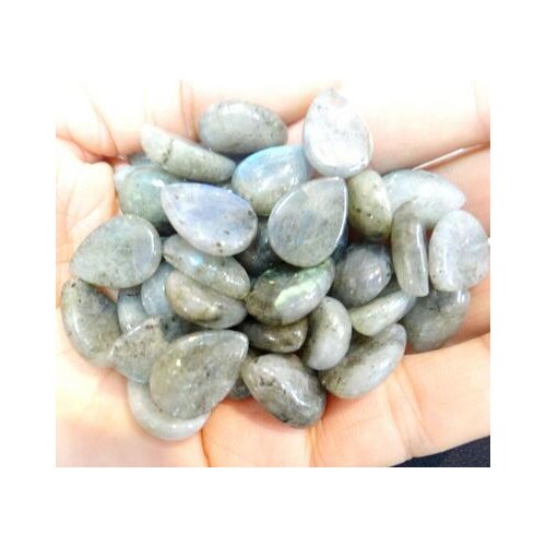 13*18mm Natural stone Turquoises labradorite Quartz crystal Cabochon Pendant for diy Jewelry making necklace Accessories 20PCS