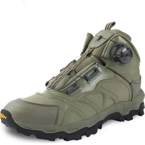 Brand Tactical Military Combat Boots Outdoor Quick Reaction BOA Breathable Men Shoes Army Ankle Boots Safety Climbing Shoes