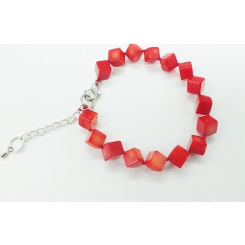 Clam Tears Red Bracelets