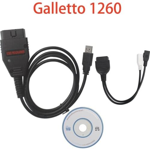 Galletto 1260 ECU Chip Tuning Tool OBD2 Scanner Car Diagnotic Tool Muit-languages ECU Flasher Read&Write EOBD OBD2 Scanner
