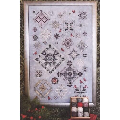 Top Manufacturer Embroidery Winter Needlework Press Cross Stitch Charts with 100% Cotton Flosses & Free Shipping for Home Decor