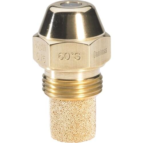 60degree Danfoss Oil Nozzle,Brass Diesel Methanol Atomization Spray head waste oil fuel injection Air Atomized spray jet