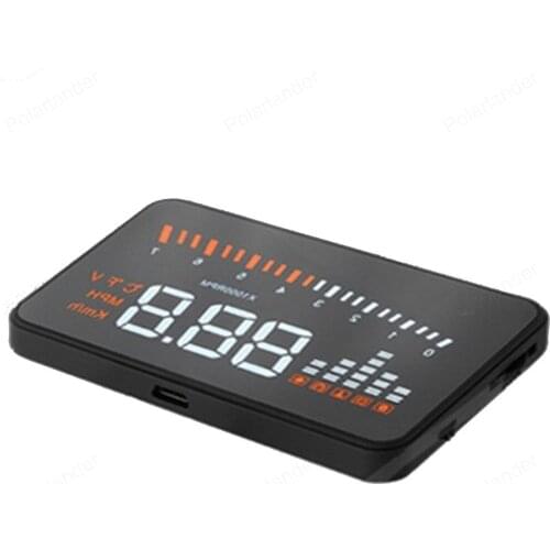 Multi color HD 3 Inch screen X5 Smart Gps Digital voltage speedometer warning car HUD display HUD display