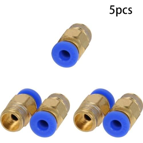 New 2-10pcs Quick Connector Pneumatic Fitting 4-9.75mm 4-12.75mm Plastic Tube Male Hose Straight Air Fittings PC4-01 PC4-02