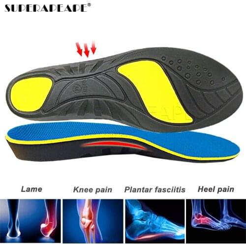 Orthotic insole for Severe flat Feet Arch Support orthopedic shoes sole Insoles for feet men women Children O/X Leg corrected