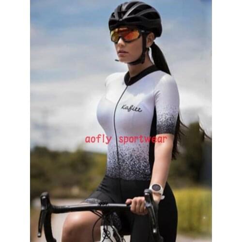 Kafitt Couples Tights Clothes Cycling Triathlon Skinsuit Sets Maillot Ropa Ciclismo Gel Mens MTB Bicycle Jersey Jumpsuit Kits