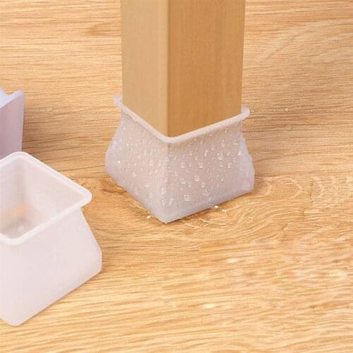 32pcs Silicone Anti-Slip Table Leg Protection Pad Chair Legs Protective Case Anti-Slip Silica Gel Table Mats Chair Leg Cap Tools