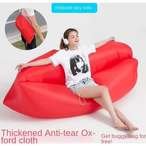 Camping Chair Beach Picnic Inflatable Sofa Outdoor Furniture Air Sofa Lazy Inflatable Bag Portable Camping Inflatable Mattress