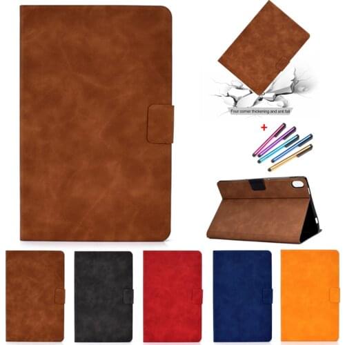 Slim Cover For Funda Samsung Galaxy Tab A7 Lite Case Solid Color Wallet Flip Cover For Coque Galaxy Tab A7 Lite 8.7 T220 T225